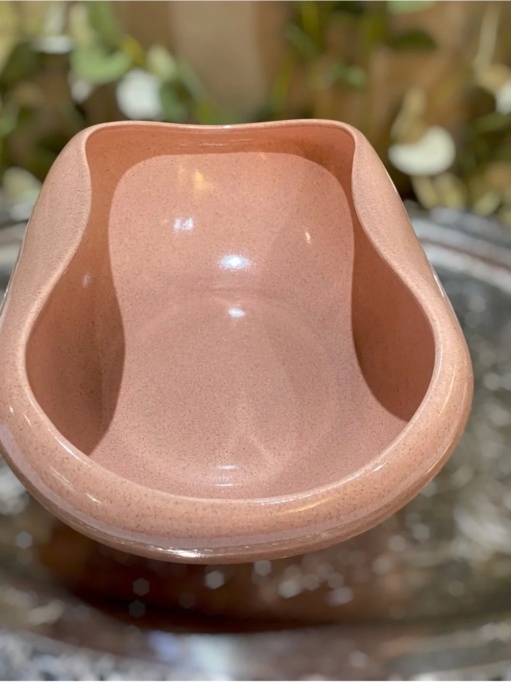 Vintage Russel Wright Large 11” Steubenville Pink Corel American Modern Bowl
